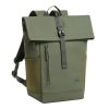 RivaCase 7826 ECO 17L Roll top backpack 14" Olive Green