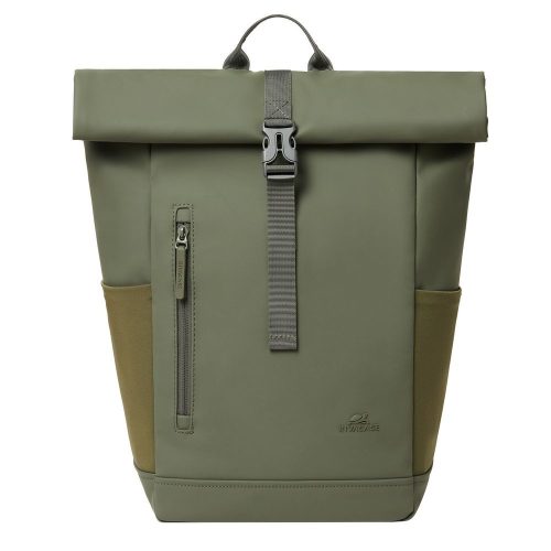 RivaCase 7826 ECO 17L Roll top backpack 14" Olive Green