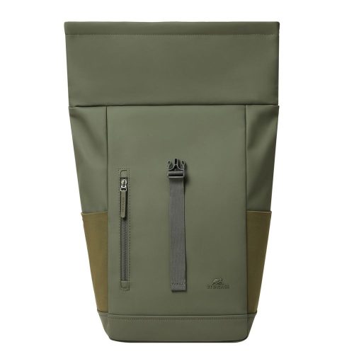 RivaCase 7826 ECO 17L Roll top backpack 14" Olive Green
