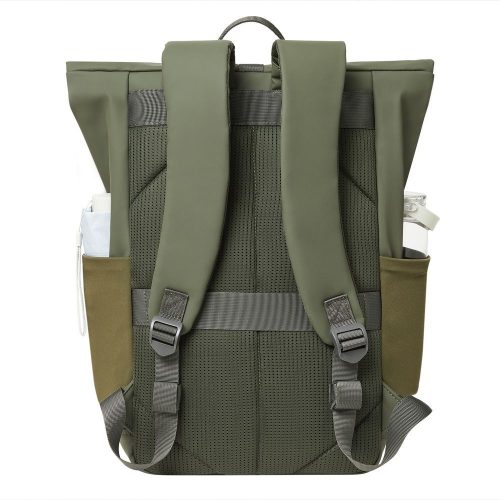 RivaCase 7826 ECO 17L Roll top backpack 14" Olive Green
