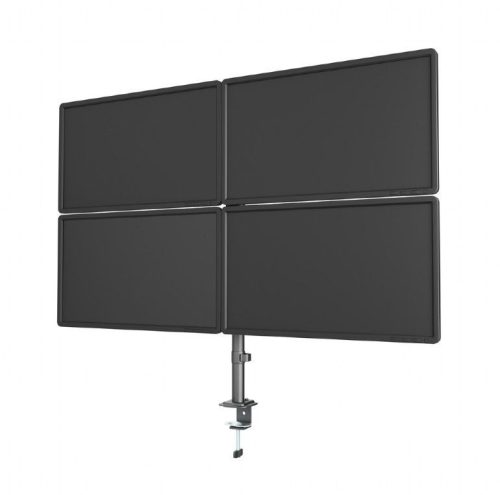 Gembird Állítható asztali 4 kijelzőtartó kar (forgatható, dönthető, forgatható) 13"-32”