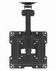 Gembird CM-43ST-01 Full motion TV ceiling mount 19"-43" Black