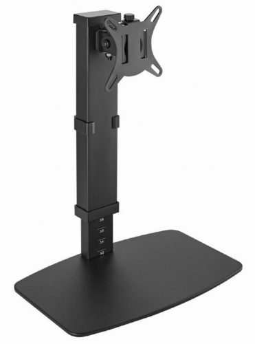 Gembird MS-D1ST-02 Height adjustable full-motion monitor desk stand 17"-32" Black