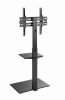 Gembird TVS-55T-02 TV floor stand 32"-55" Black