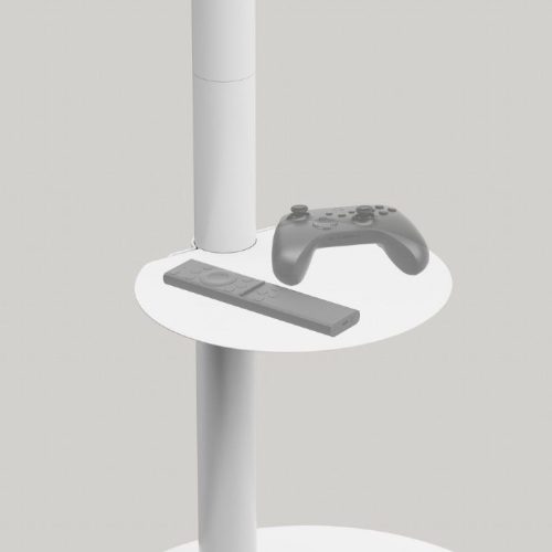 Gembird TVS-86TR-01-W TV floor stand  37"-86" White