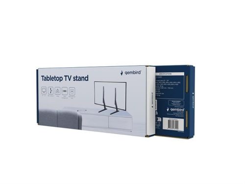 Gembird TVS-D70F-01 Tabletop TV stand 37"-70" Black