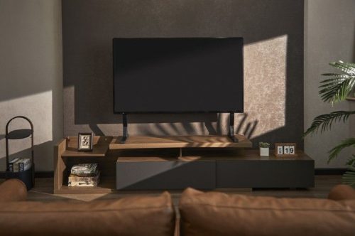 Gembird TVS-D90F-01 Tabletop TV stand 45"-90" Black