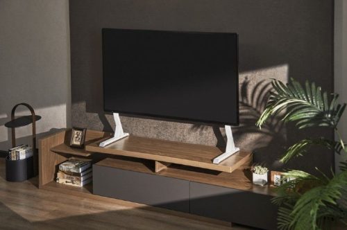Gembird TVS-D90F-01 Tabletop TV stand 45"-90" Black