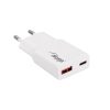 Akyga AK-CH-27 USB-A/USB-C PD 30W Quick Charge 3.0 GaN White