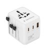 Gembird Universal travel power adapter 20W White