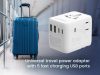 Gembird Universal travel power adapter 70W White