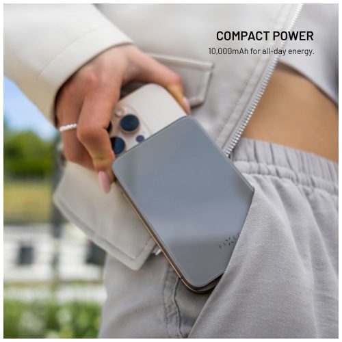 FIXED MagZen 10 Oi2 10000 mAh külső akkumlátor, titán