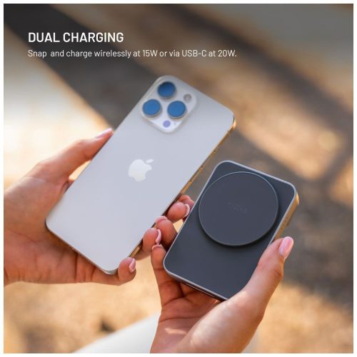 FIXED MagZen 5 5000mAh PowerBank állvánnyal szürke