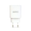 Delight USB Type-C + USB A PD20W Fast charger 20W White