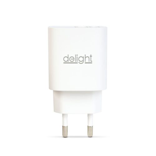 Delight USB Type-C + USB A PD20W Fast charger 20W White