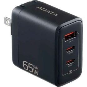A-Data 65W GaN USB Charger Black (US)