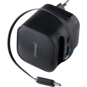 Intenso Compact Fast Charger 65W USB-C/USB-A Black