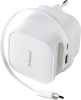 Intenso Compact Fast Charger 65W USB-C/USB-A White