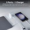 Intenso Compact Fast Charger 65W USB-C/USB-A White
