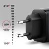 AXAGON ACU-PQ67 PD3.0 & QC4+ 2xOUTPUTS wall charger 67W Black
