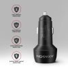 AXAGON PWC-PQ48 PD3.0 & QC4+ 2xOUTPUTS car charger 48W Black