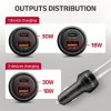 AXAGON PWC-PQ48 PD3.0 & QC4+ 2xOUTPUTS car charger 48W Black