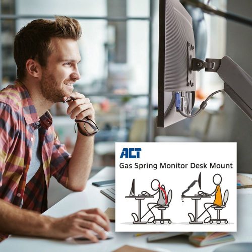 ACT AC8346 Universal laptop tray for monitor arms