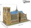 3D puzzle: párizsi Notre Dame CubicFun 3D épület makettek