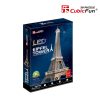 3d LED világítós puzzle: Eiffel torony (France) Cubicfun 3D épület makettek