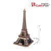 3D profi puzzle: Eiffel-torony CubicFun 3D híres épületek