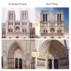  3D profi puzzle: Notre Dame de Paris CubicFun 3D épület makettek
