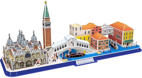3D puzzle: CityLine Velence CubicFun 3D híres épület makettek