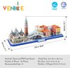 3D puzzle: CityLine Velence CubicFun 3D híres épület makettek