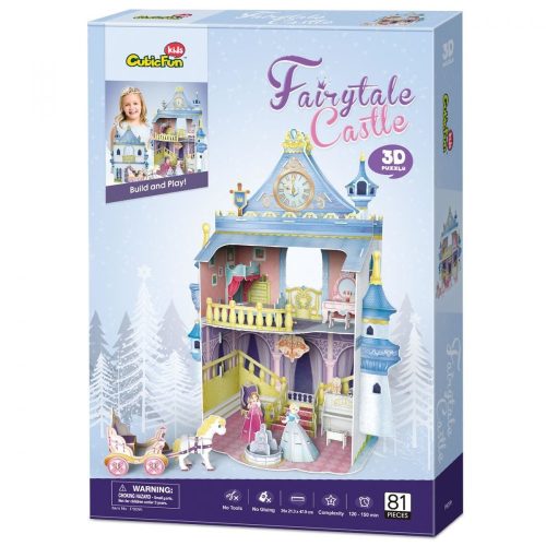 3D puzzle: Tündérmese kastély CubicFun 3D makett