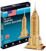 3D kicsi puzzle: Empire State Building CubicFun 3D épület makettek