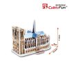 3D kicsi puzzle: párizsi Notre Dame CubicFun 3D épület makettek