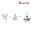 3D kicsi puzzle: Szabadságszobor (USA) CubicFun 3D épület makettek