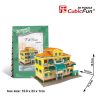 3D World style puzzle: Ház Velencében - Olaszország épületei - CubicFun 3d puzzle makettek