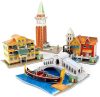 3D World style puzzle: Ház Velencében - Olaszország épületei - CubicFun 3d puzzle makettek