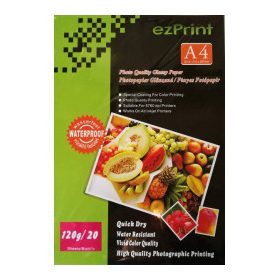 Fotópapír Pp A4, E 120g. 20lap fényes EzPrint Fotópapír
