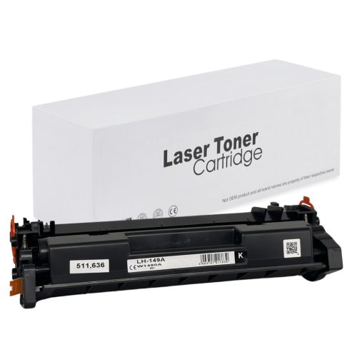 Hp W1490A kompatibilis toner 2.900 oldalas, chippel 149A (E-típusvégű gépben nem működik!)