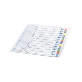   Elválasztólap, A4, regiszteres 1-12 laminált karton fülek 100162 Esselte