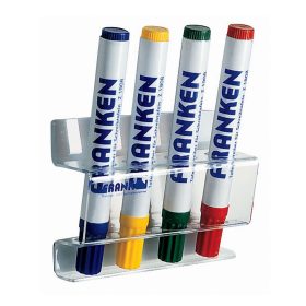   Táblamarker tartó mágneses 4 db marker tárolására alkalmas  átlátszó Z1981 Franken