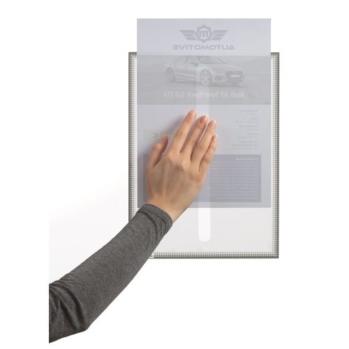 Információs tasak A4, statikus rögzítés Durable 5 db/csomag,