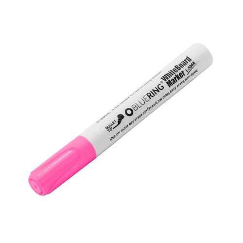 Táblamarker kerek test Bluering® neon pink