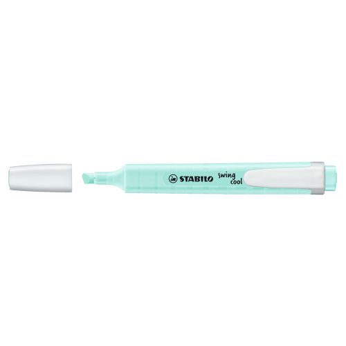 Szövegkiemelő 1-4mm, vágott hegy Stabilo Swing cool pastel 275/113 türkiz