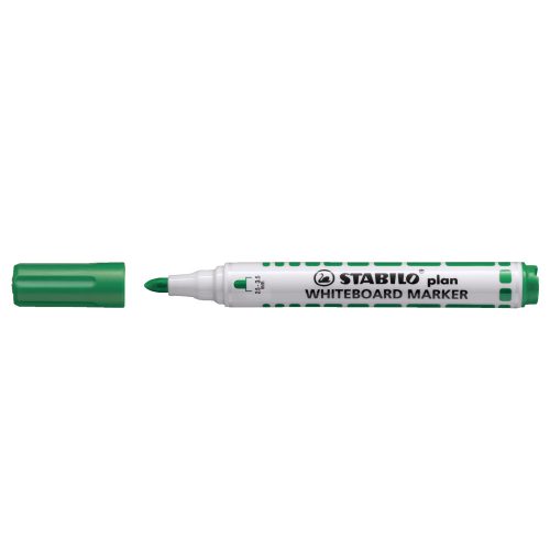 Táblamarker 1,5-mm, vágott Stabilo plan 643/36 zöld