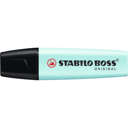 Szövegkiemelő 2-5mm, vágott hegyű, STABILO Boss original Pastel türkiz