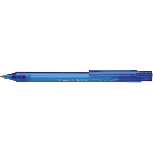 Golyóstoll nyomógombos 0,5mm, Schneider Fave, írásszín kék