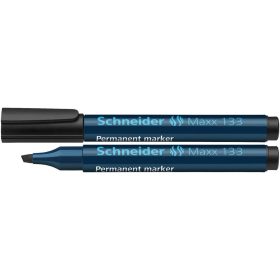   Alkoholos marker 1-4mm, vágott végű Schneider Maxx 133 kék
